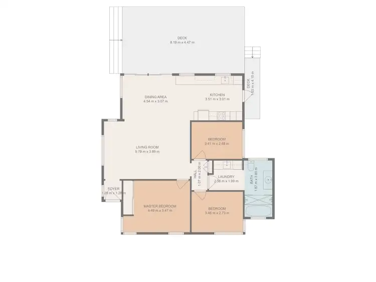 Floorplan of Homely house listing, 38 Opal Street, Emerald QLD 4720