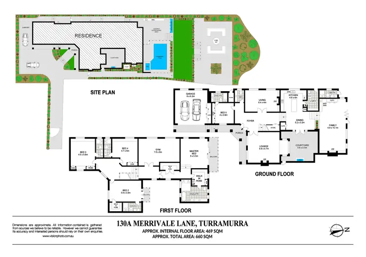 Floorplan of Homely house listing, 130A Merrivale Lane, Turramurra NSW 2074