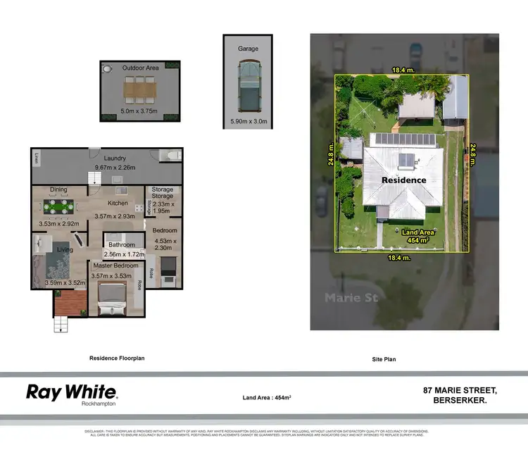 Floorplan of Homely house listing, 87 Marie Street, Berserker QLD 4701