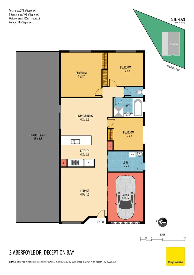 Floorplan of Homely house listing, 3 Aberfoyle Drive, Deception Bay QLD 4508