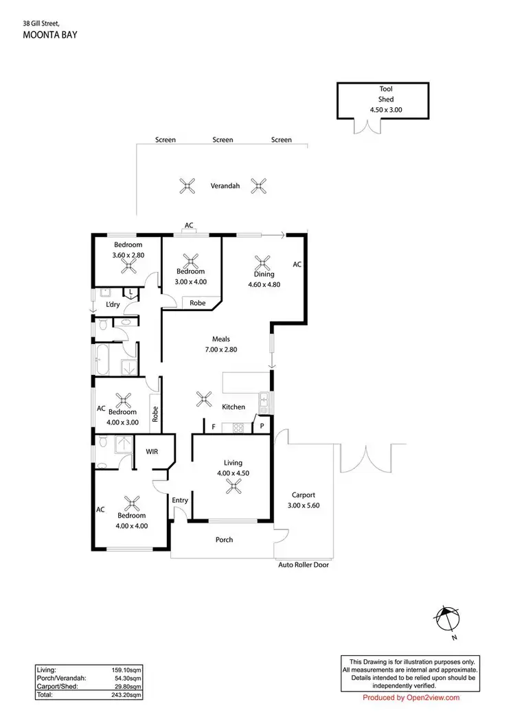 Floorplan of Homely house listing, 38 Gill Street, Moonta Bay SA 5558