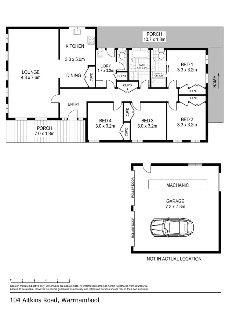 Floorplan of Homely house listing, 104 Aitkins Road, Warrnambool VIC 3280