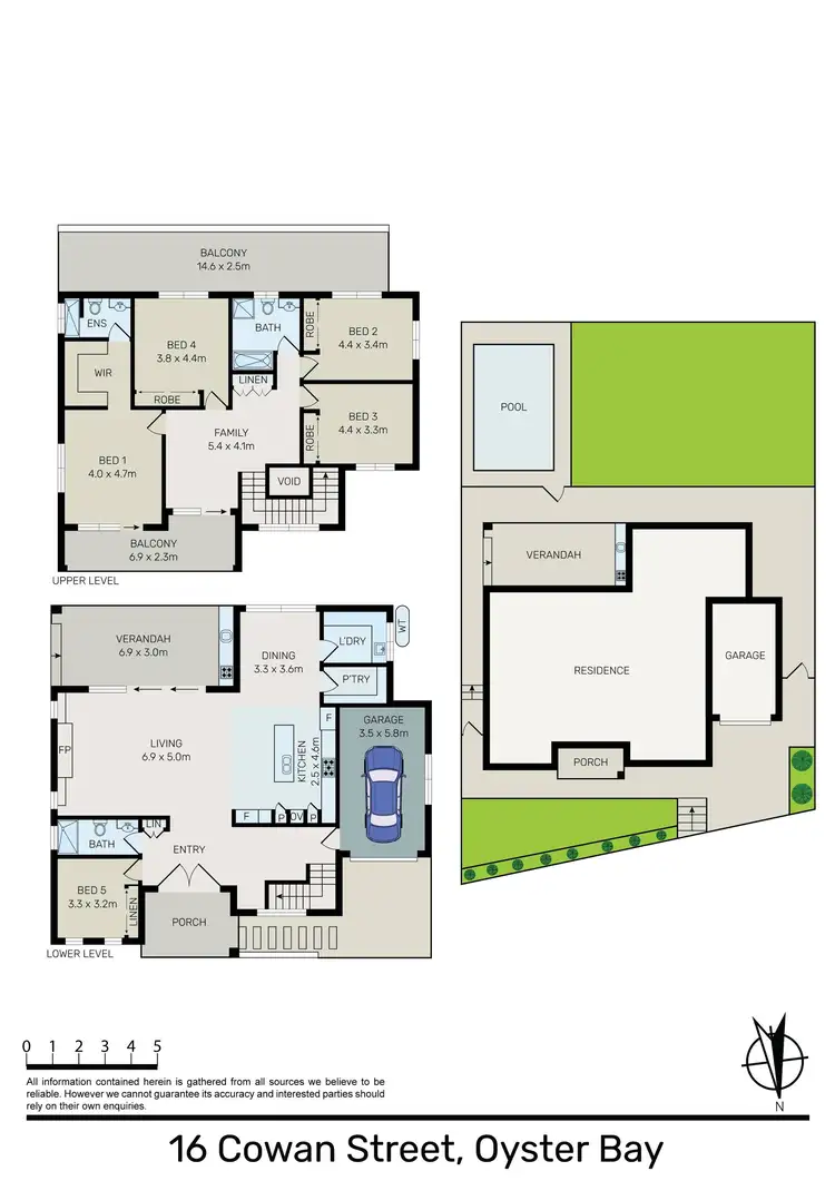 Floorplan of Homely house listing, 16 Cowan Street, Oyster Bay NSW 2225