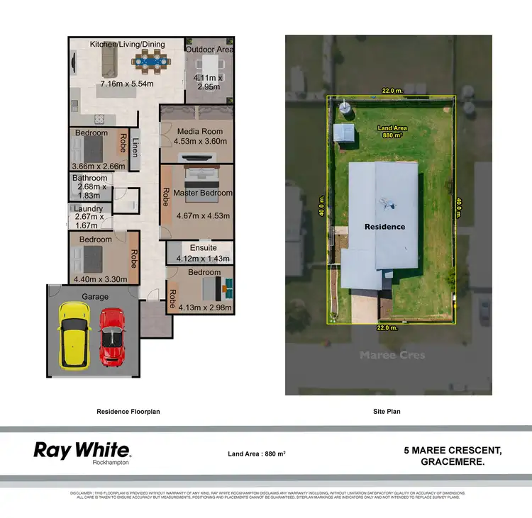 Floorplan of Homely house listing, 5 Maree Crescent, Gracemere QLD 4702