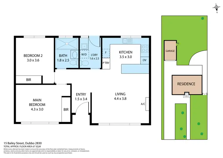 Floorplan of Homely house listing, 15 Bailey Street, Dubbo NSW 2830
