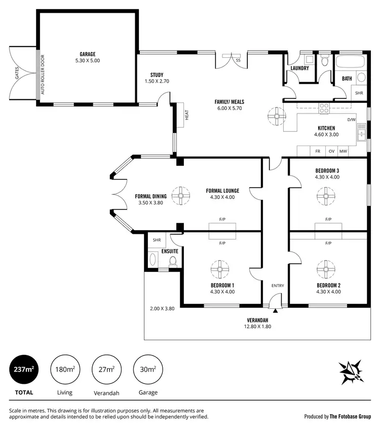 Floorplan of Homely house listing, 26 Railway Terrace, Cheltenham SA 5014