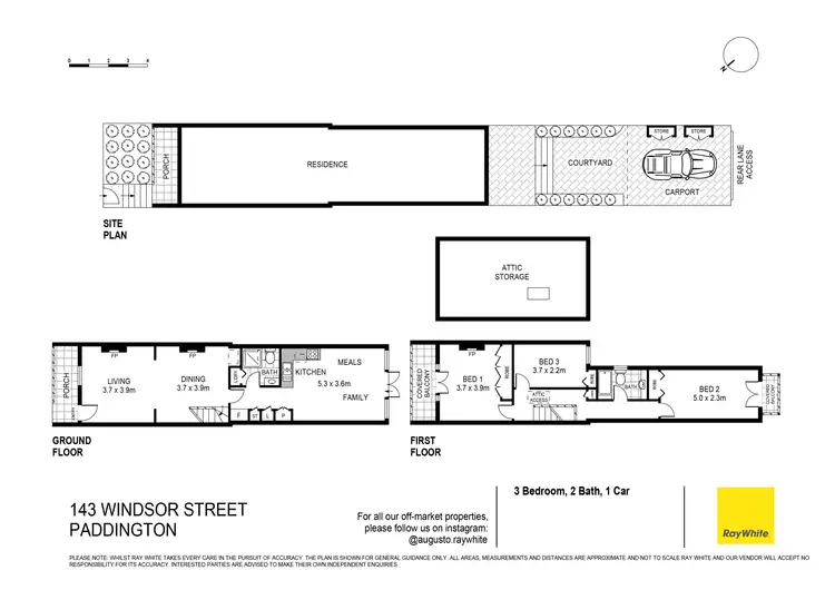 Floorplan of Homely house listing, 143 Windsor Street, Paddington NSW 2021