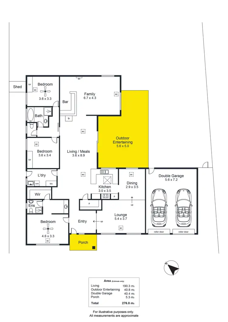 Floorplan of Homely house listing, 4 Shiraz Court, Aberfoyle Park SA 5159