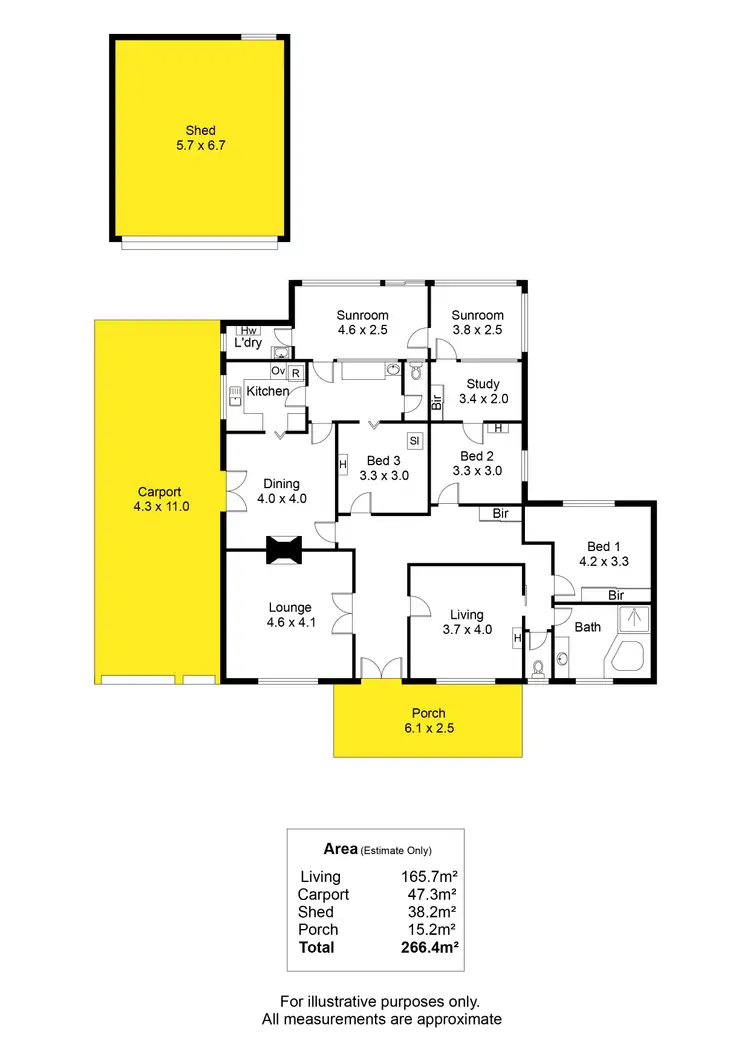 Floorplan of Homely house listing, 4 Ballara Avenue, Warradale SA 5046