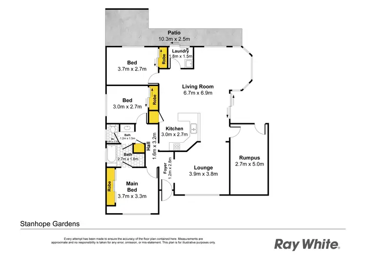 Floorplan of Homely house listing, 33 Solitaire Court, Stanhope Gardens NSW 2768