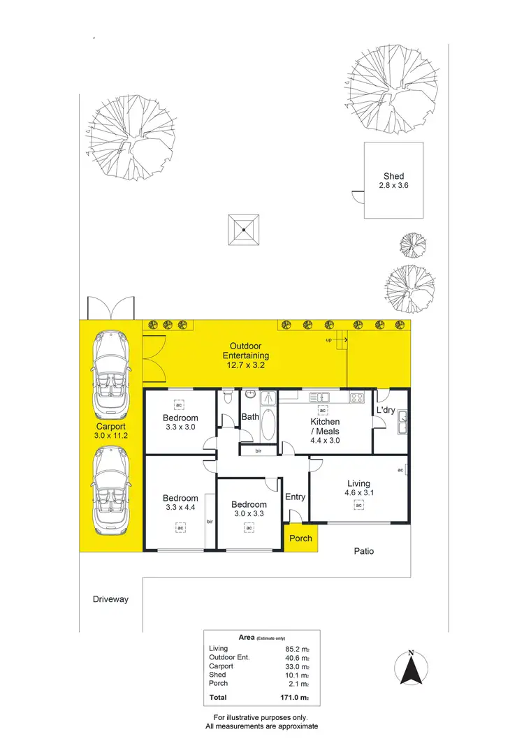Floorplan of Homely house listing, 33 Gunther Parade, Pasadena SA 5042
