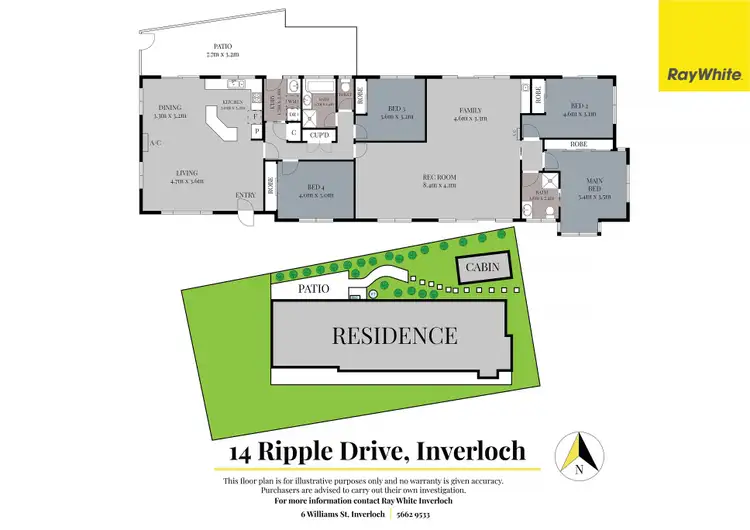 Floorplan of Homely house listing, 14 Ripple Drive, Inverloch VIC 3996