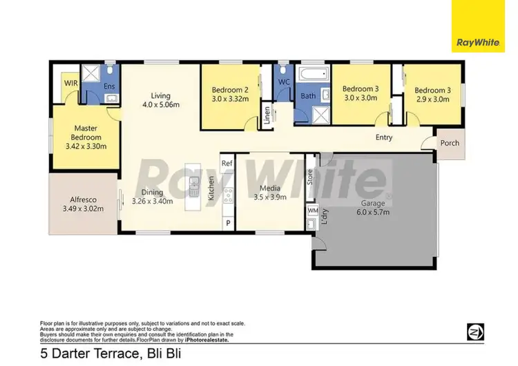 Floorplan of Homely house listing, 5 Darter Terrace, Bli Bli QLD 4560
