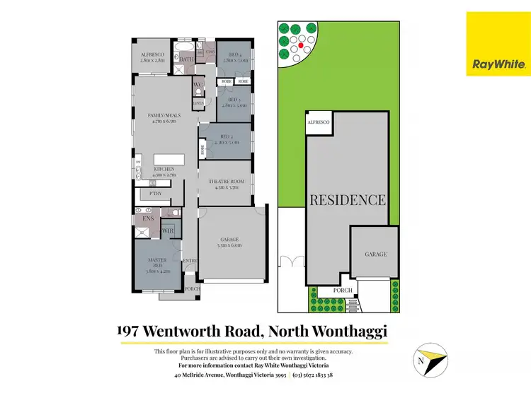 Floorplan of Homely house listing, 197 Wentworth Road, Wonthaggi VIC 3995