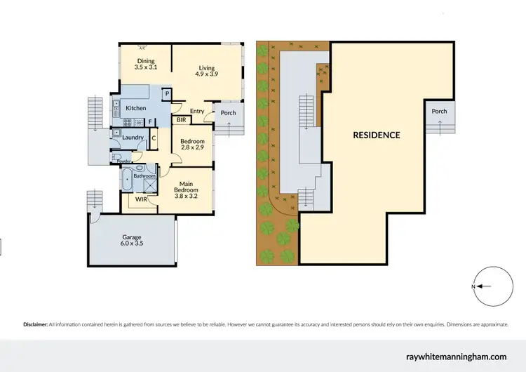 Floorplan of Homely unit listing, 2/208-210 High Street, Templestowe Lower VIC 3107