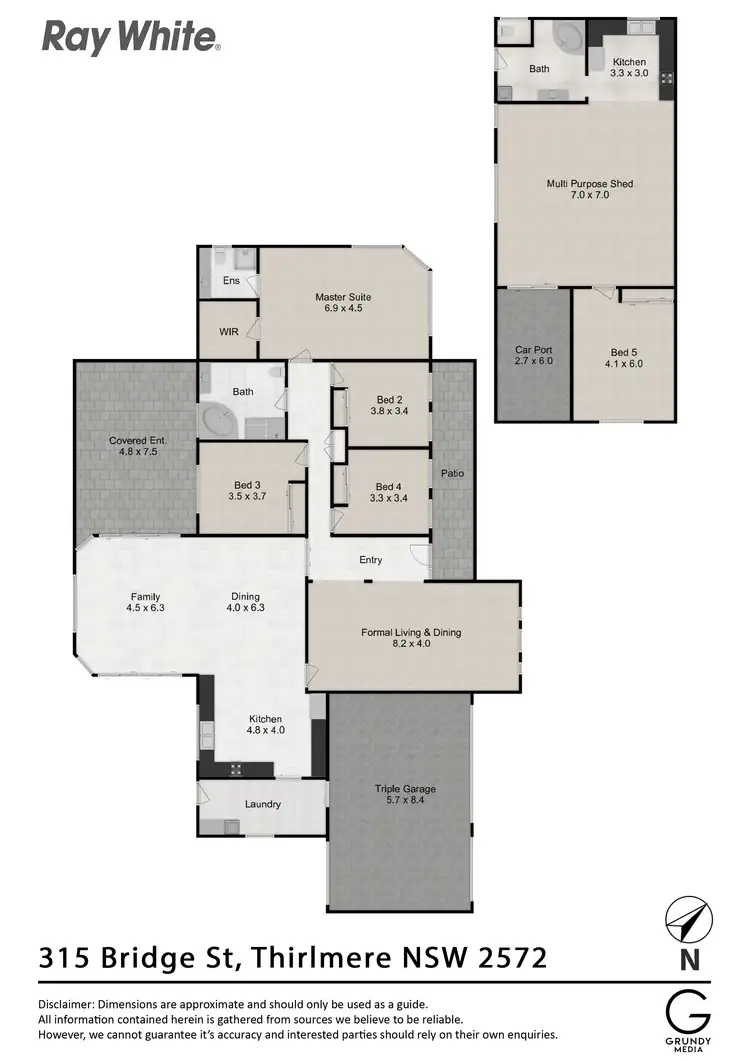 Floorplan of Homely house listing, 315 Bridge Street, Thirlmere NSW 2572