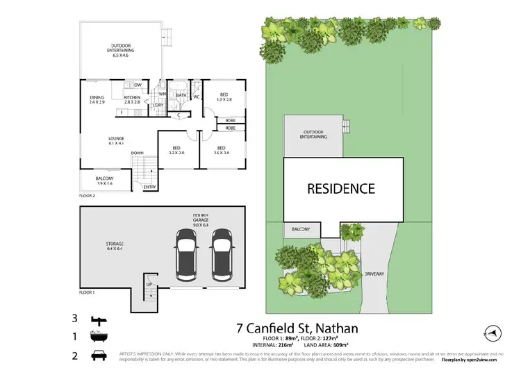 Floorplan of Homely house listing, 7 Canfield Street, Nathan QLD 4111
