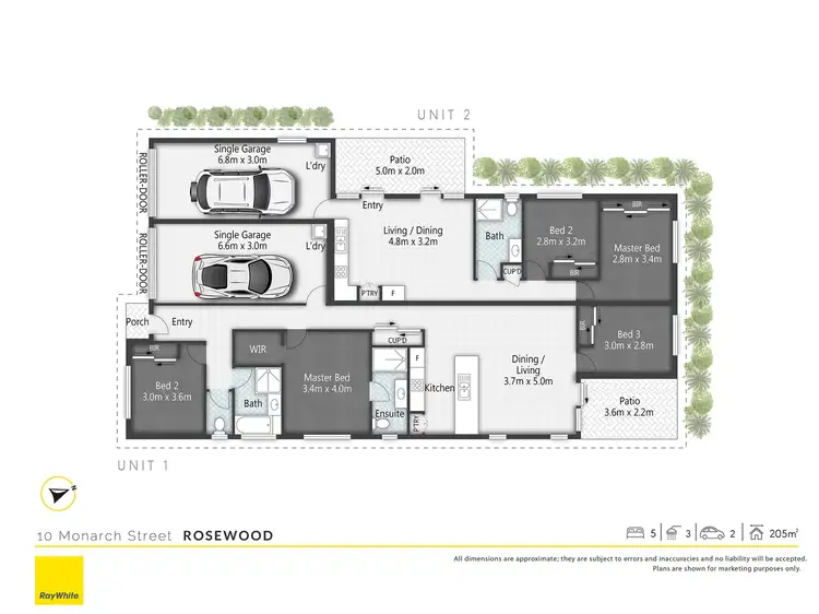 Floorplan of Homely house listing, 10 Monarch Street, Rosewood QLD 4340