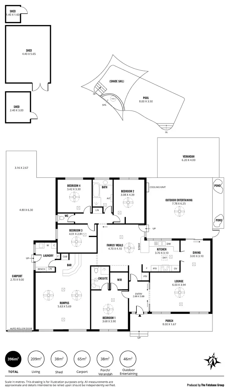 Floorplan of Homely house listing, 6 Elura Avenue, Sheidow Park SA 5158