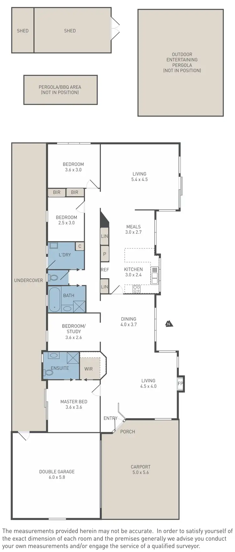 Floorplan of Homely house listing, 3 Parklands Grove, Werribee VIC 3030