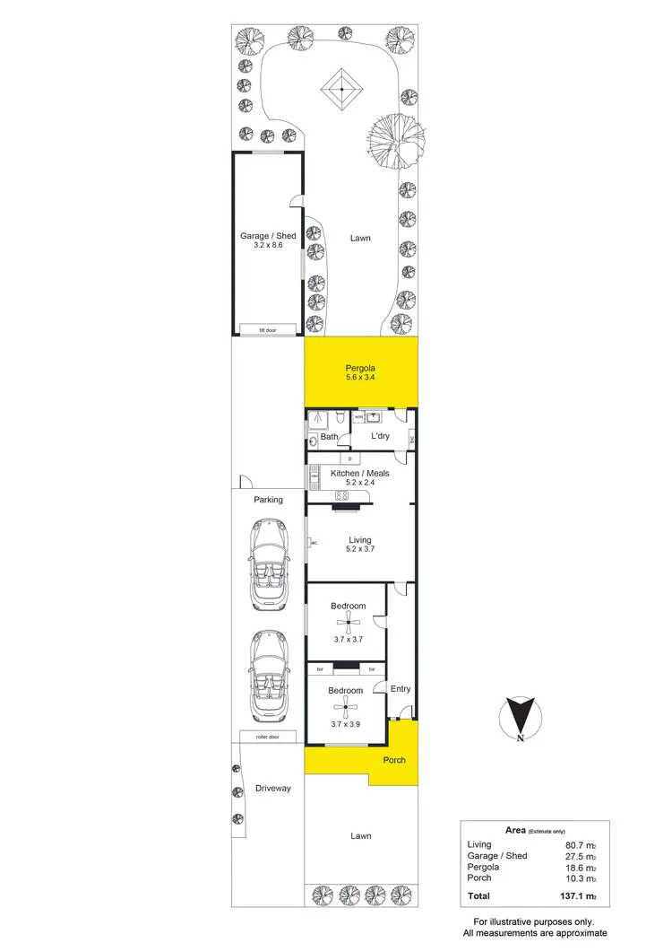 Floorplan of Homely house listing, 5 Ashwin Parade, Torrensville SA 5031