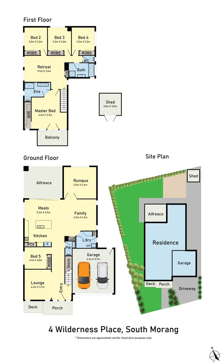 Floorplan of Homely house listing, 4 Wilderness Place, South Morang VIC 3752