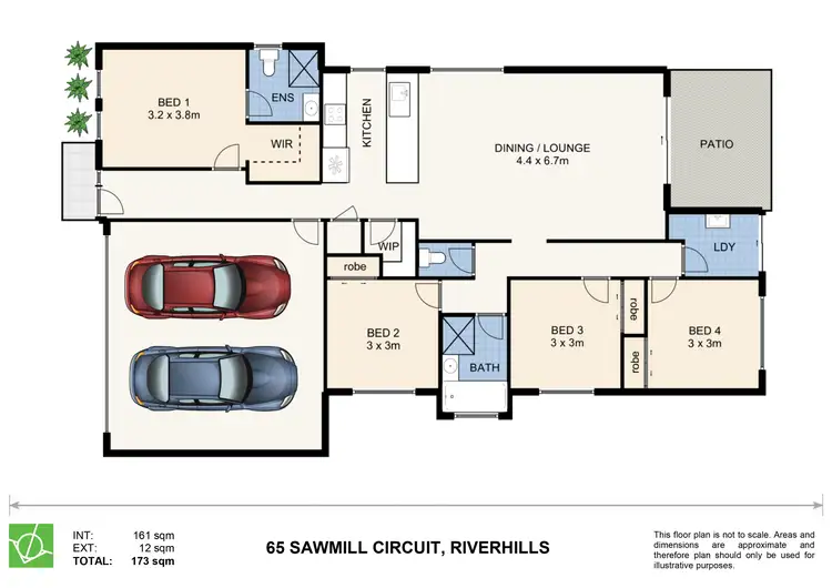 Floorplan of Homely house listing, 65 Sawmill Circuit, Riverhills QLD 4074