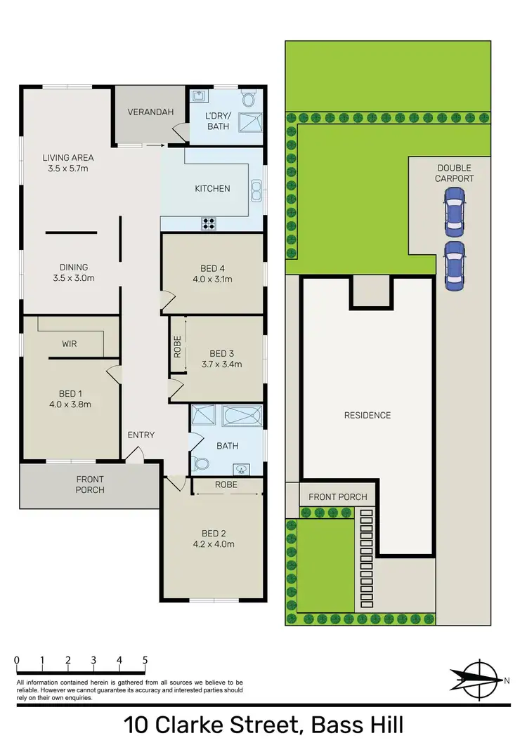 Floorplan of Homely house listing, 10 Clarke Street, Bass Hill NSW 2197