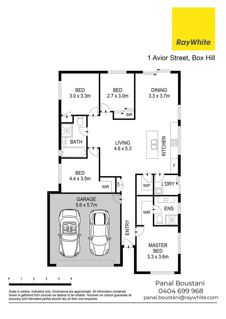 Floorplan of Homely house listing, 1 Avior Street, Box Hill NSW 2765