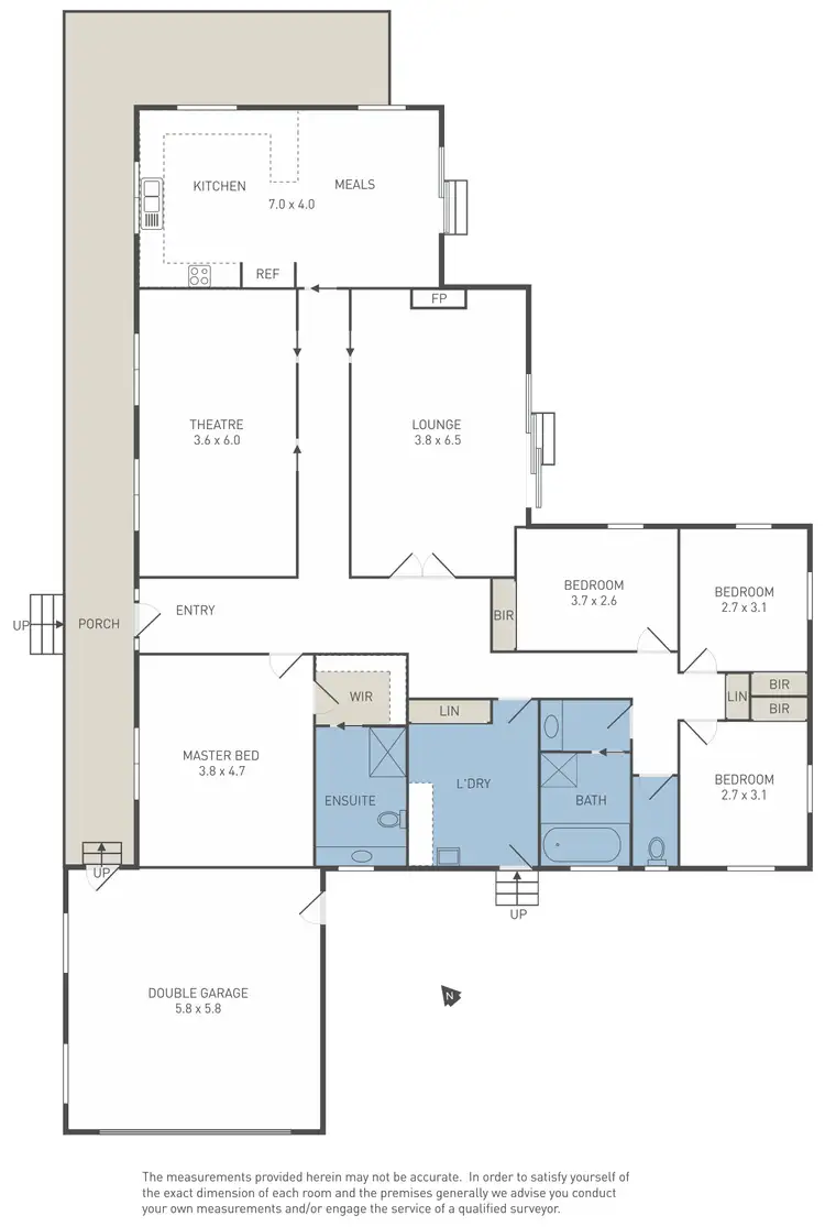 Floorplan of Homely house listing, 60 Iluka Drive, Werribee VIC 3030