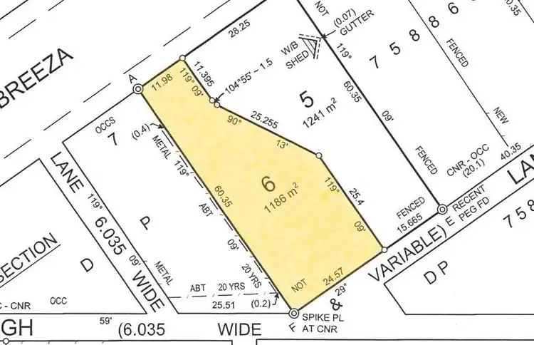 Floorplan of Homely land listing, 10A Breeza Street, Quirindi NSW 2343