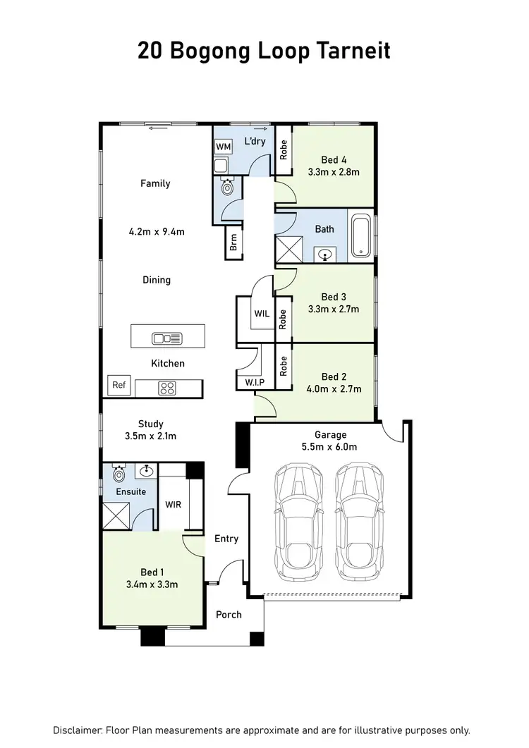 Floorplan of Homely house listing, 20 Bogong Loop, Tarneit VIC 3029