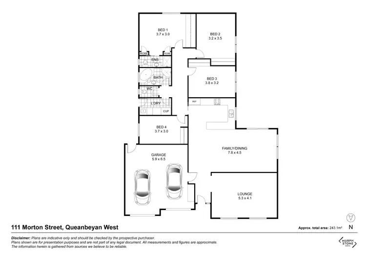 Floorplan of Homely house listing, 111 Morton Street, Queanbeyan NSW 2620