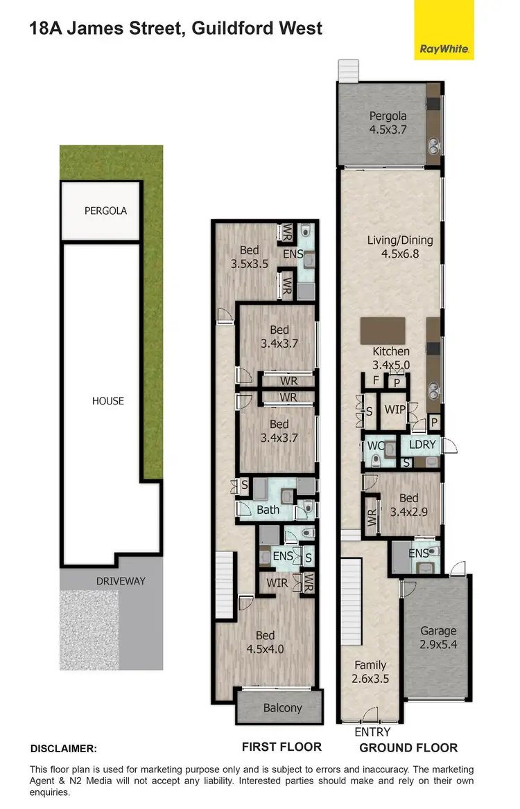 Floorplan of Homely house listing, 18A James Street, Guildford NSW 2161