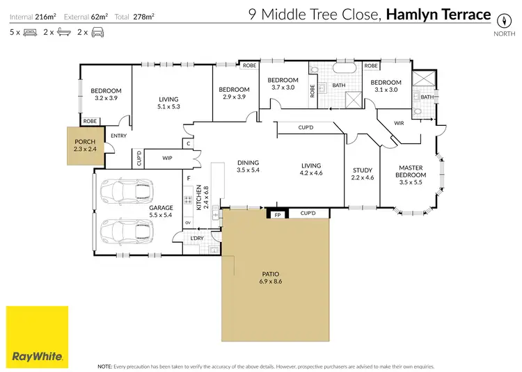 Floorplan of Homely house listing, 9 Middle Tree Close, Hamlyn Terrace NSW 2259