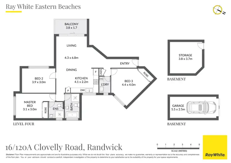 Floorplan of Homely apartment listing, 16/120A Clovelly Road, Randwick NSW 2031