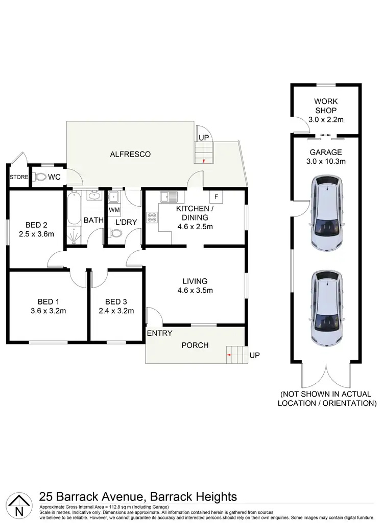 Floorplan of Homely house listing, 25 Barrack Avenue, Barrack Heights NSW 2528