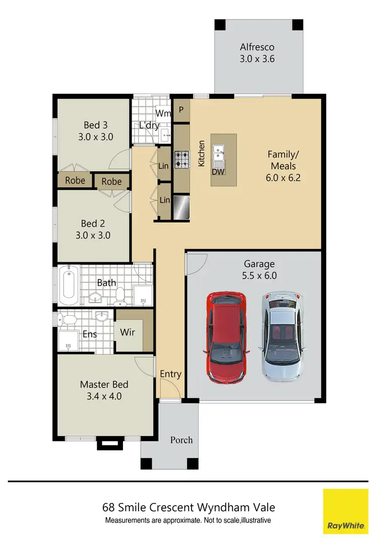 Floorplan of Homely house listing, 68 Smile Crescent, Wyndham Vale VIC 3024