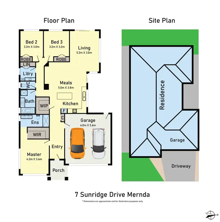 Floorplan of Homely house listing, 7 Sunridge Drive, Mernda VIC 3754