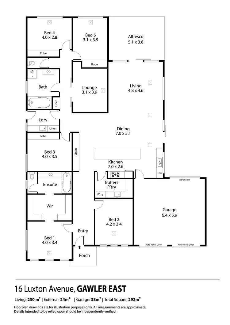 Floorplan of Homely house listing, 16 Luxton Avenue, Gawler East SA 5118