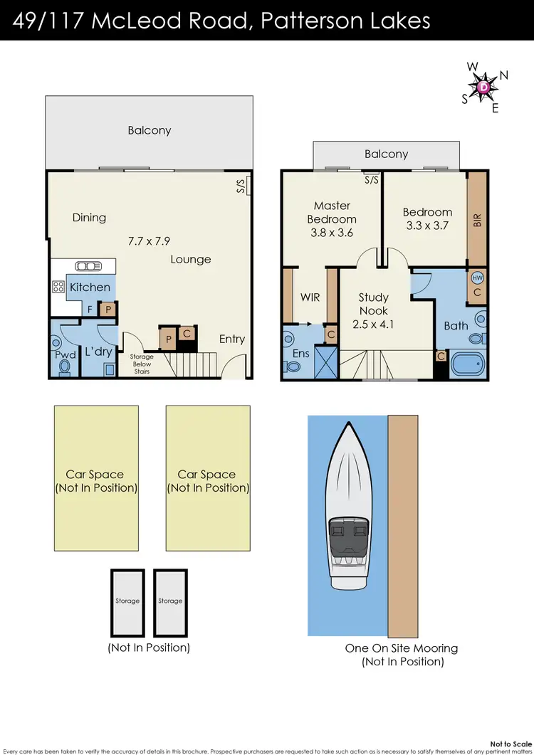 Floorplan of Homely apartment listing, 49/117 McLeod Road, Patterson Lakes VIC 3197
