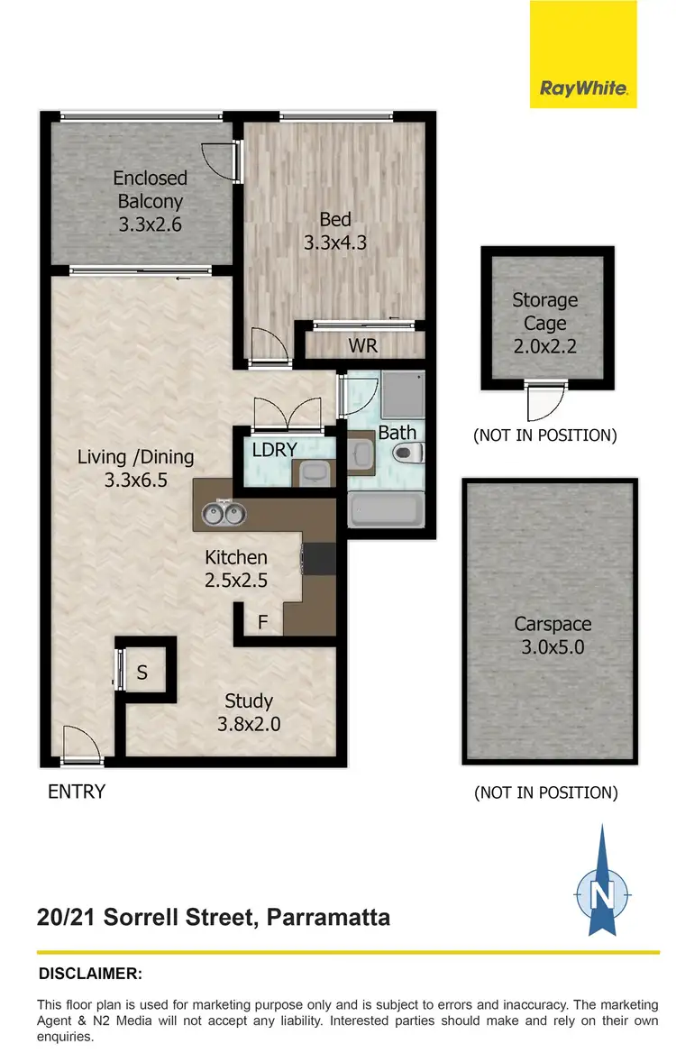 Floorplan of Homely unit listing, 20/21 Sorrell Street, Parramatta NSW 2150
