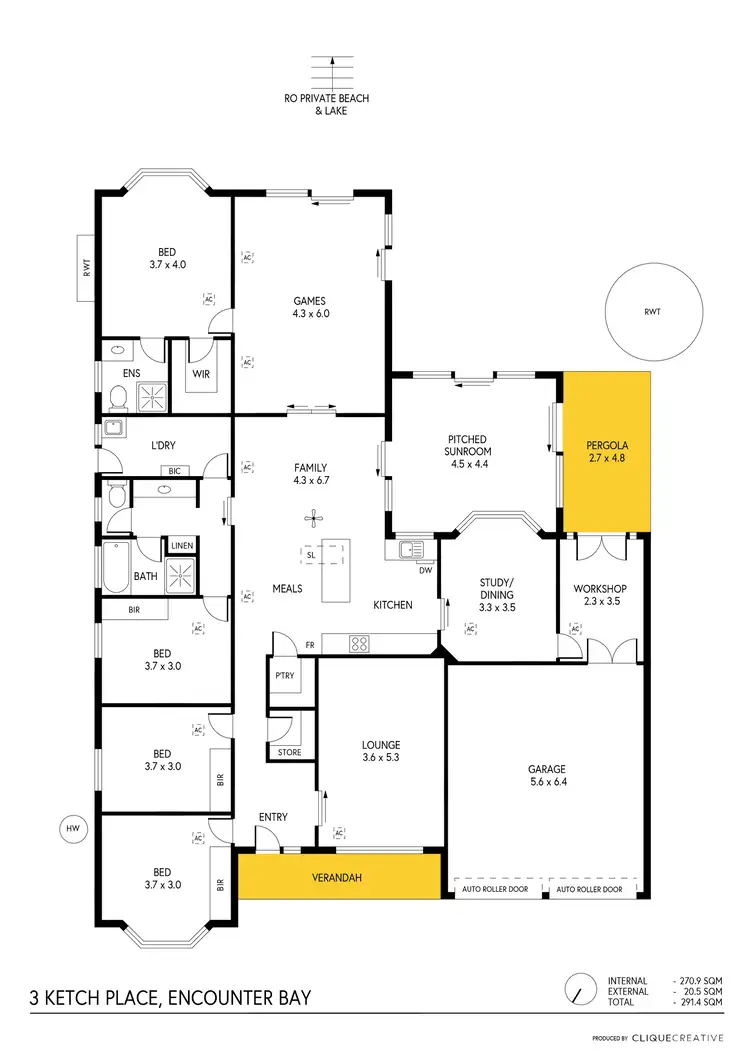 Floorplan of Homely house listing, 3 Ketch Place, Encounter Bay SA 5211