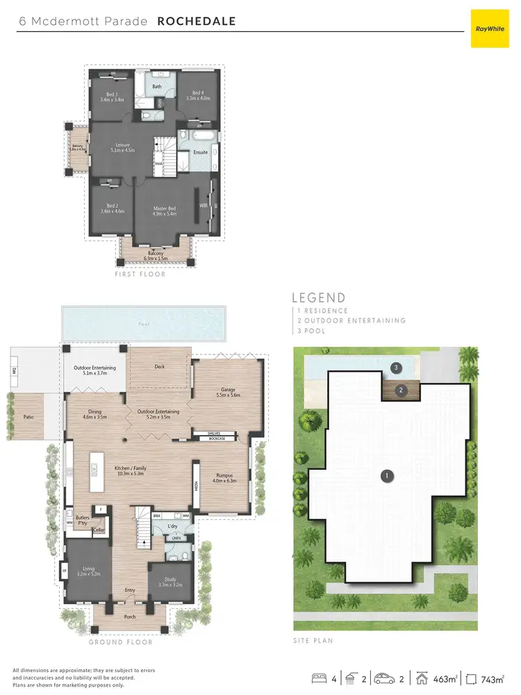 Floorplan of Homely house listing, 6 McDermott Parade, Rochedale QLD 4123