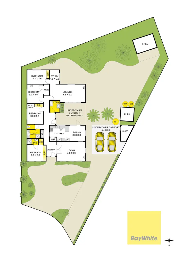 Floorplan of Homely house listing, 12 Cotswold Court, Grovedale VIC 3216