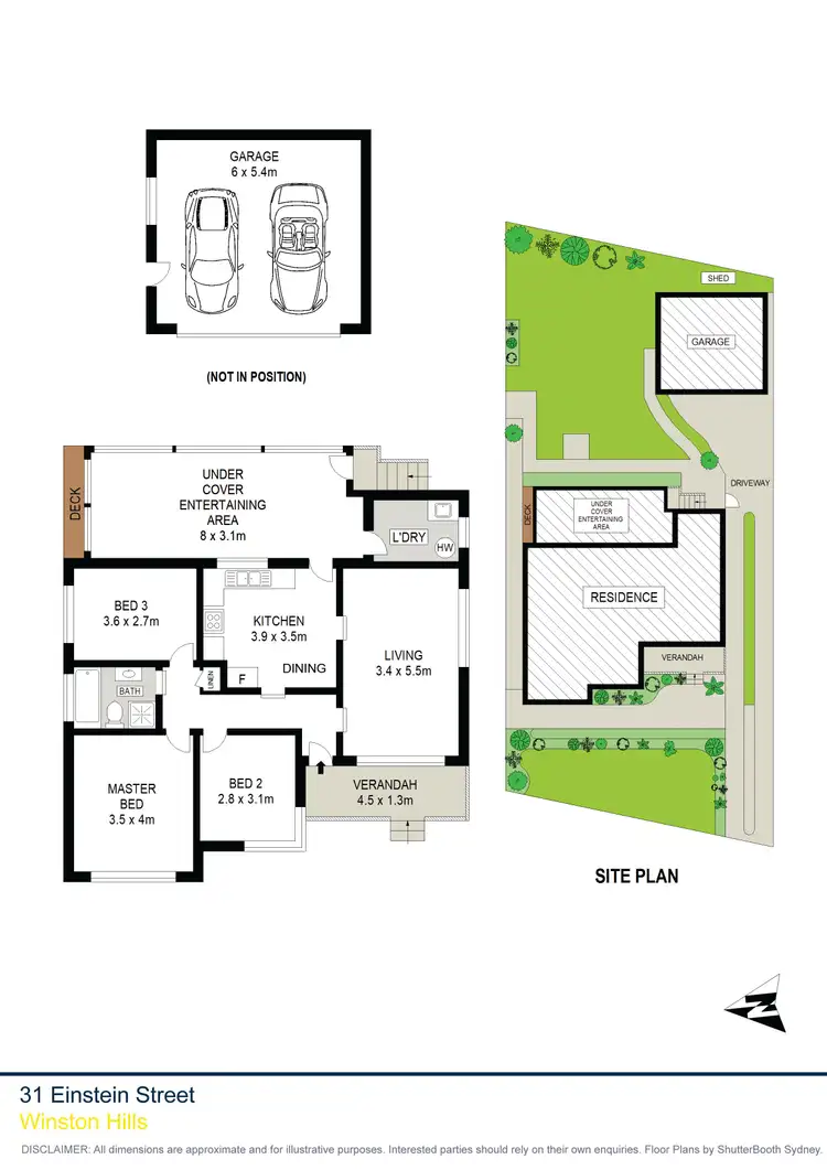 Floorplan of Homely house listing, 31 Einstein Street, Winston Hills NSW 2153
