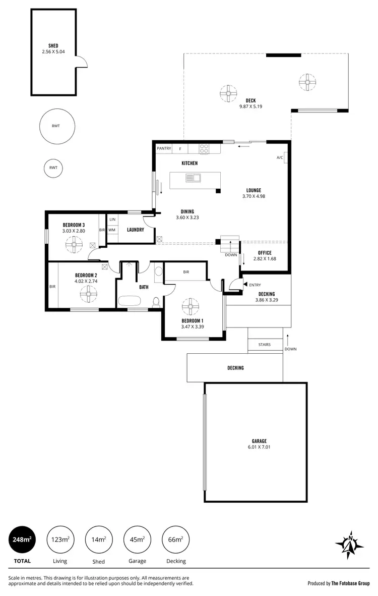 Floorplan of Homely house listing, 5 Glencoe Road, Reynella East SA 5161