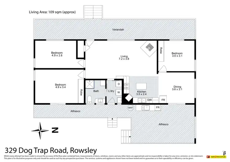 Floorplan of Homely house listing, 329 Dog Trap Gully Road, Rowsley VIC 3340