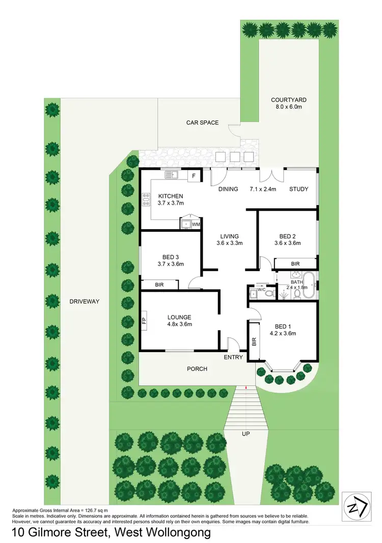 Floorplan of Homely house listing, 10 Gilmore Street, West Wollongong NSW 2500