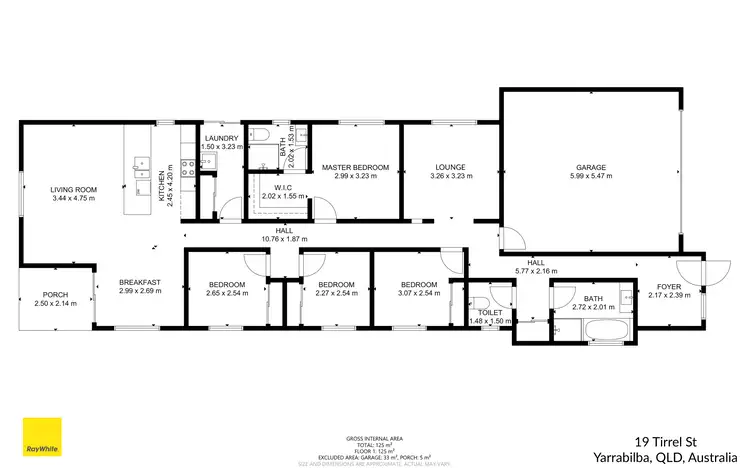 Floorplan of Homely house listing, 19 Tirrel Street, Yarrabilba QLD 4207